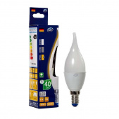  Лампа светодиодная FC37 5Вт свеча на ветру 2700К тепл. бел. E14 420лм 180-240В REV 32276 4