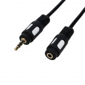  Шнур 3.5 Stereo Plug - 3.5 Stereo Jack 5м (GOLD) Rexant 17-4016