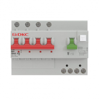  Выключатель автоматический дифференциального тока 4п (3P+N) C 20А 30мА 6кА тип A MDV63 YON MDV63-42C20-A