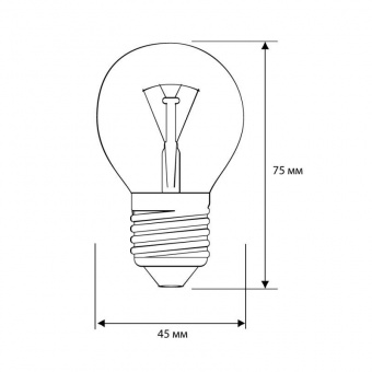  Лампа накаливания MIC D CL 60Вт E27 Camelion 8973